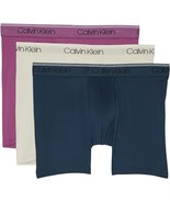 Calvin Klein Microfiber Stretch Boxer Briefs Mens XL 40-42 Multicolor 3 ... - £17.80 GBP