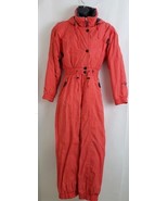 Vintage Obermeyer Women&#39;s Orange Snow Ski Suit Skiwear Thermolite Size 8... - £54.40 GBP