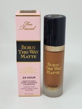 New Authentic Too Faced Born This Way Matte 24 Hour Foundation Cocoa 1 oz - £22.41 GBP