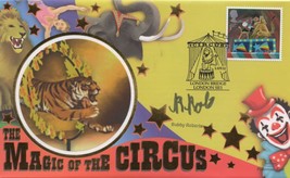 Bobby roberts circus proprietor london bridge hand signed fdc 168919 p thumb200