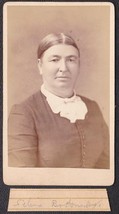 Selina Bottomley Gooder CDV Photo, Wife of John William Gooder - Wisconsin - £15.88 GBP