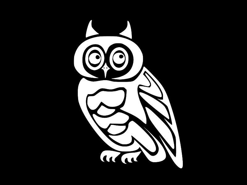 WISE OWL Vinyl Decal Car Wall Window Sticker CHOOSE SIZE COLOR