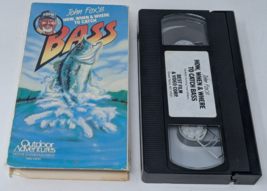 John Fox Bass Fishing VHS Tape How When &amp; Where To Catch Bass Instructional - £7.41 GBP