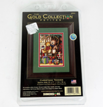 Dimensions Gold Collection Petites CHRISTMAS TEDDIES Cross Stitch Kit #8... - $84.15