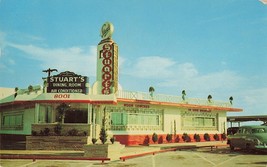 1956 Stuart&#39;s Drive Inn Restaurant Houston, Texas 8001 South Main St - £9.68 GBP