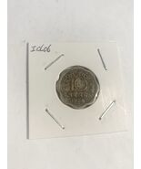 1958 Vintage India 10 Naye Paise Coin - KM #16 - $6.90 CAD