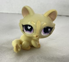 Littlest Pet Shop LPS 848 Crouching Kitten Cat Clover Eyes Toy Figure Ha... - $9.90