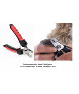 PRO GROOMER CAT NAIL CLIPPER with SAFETY GUARD Ergonomic Claw Trimmer Sc... - $14.99