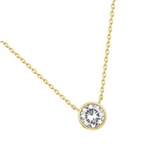 14K Gold Plated 1.00 ct (D Color, VVS Clarity) CZ | - $47.69