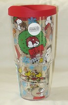 Tervis Peanuts Gang Christmas Scenes Design Wrap 24-oz Tumbler w/Lid - £19.94 GBP
