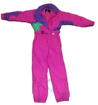 Cima Ski Wear Pink/Purple Ski Snowsuit Girls Size 16 Snowboarding Skiing - £46.90 GBP