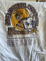 1x Collectors : LSU 2003 NATIONAL CHAMPIONS XL T-Shirt  - 100 % Cotton New - $38.61