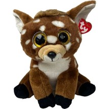 TY Classic Plush BUCKLEY the Deer 10&quot; Beanie Boo Stuffed Animal Toy - £9.00 GBP