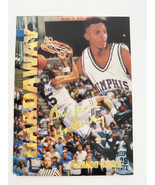 Penny Hardaway Memphis State Tigers Facsimile Signed Basketball Card - £7.84 GBP