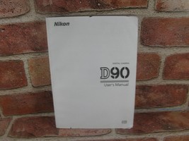 Nikon D90 Digital Camera User&#39;s Manual Book Instructions EN English 2008 - £11.00 GBP