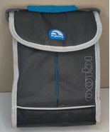 IGLOO Lunchbox Soft Flip-top Gray Black &amp; White Trim 00159749 Teal Handl... - €1,72 EUR
