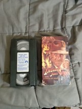 Indiana Jones and the Temple of Doom 1986 VHS Video Tape Rare Black Back Cover - £5.36 GBP