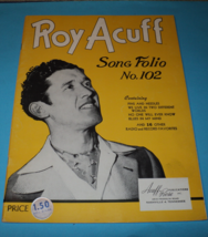 Roy Acuff Song Folio No. 102 ~ 20 Songs, 6 Full Pages Of Photos  Used - $12.98