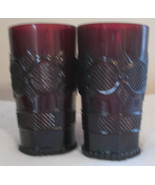 (2) TWO Avon Cape Cod Ruby 12 Ounce Tumbler Glasses - $19.85