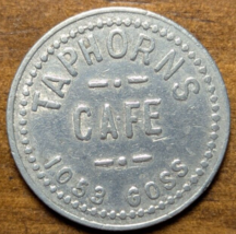 Louisville, Kentucky KY Taphorns Cafe 1053 Goss Good For 5 Trade Token - $13.99