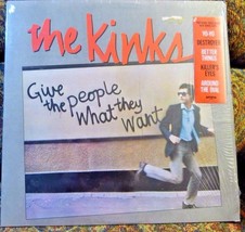 THE KINKS - GIVE THE PEOPLE WHAT THEY WANT 1981 N/M COVER W/HYPE STICKER... - £21.72 GBP