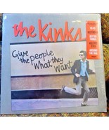 THE KINKS - GIVE THE PEOPLE WHAT THEY WANT 1981 N/M COVER W/HYPE STICKER... - $37.82 CAD