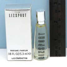 Liz Sport WOMEN&#39;S Purse Size Pure Perfume / Parfum Splash MINI .18 oz New In Box - £11.67 GBP