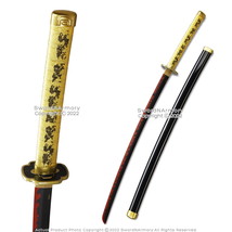 41” Bamboo Blade Yoriichi Nichirin Katana Samurai Sword Demon Kill Anime Cosplay - £19.53 GBP