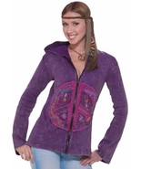 HIPPIE GENERATION PEACE SIGN HOODIE COSTUME ACCESSORY - €29,73 EUR HIPPIE GENERATION PEACE SIGN HOODIE COSTUME ACCESSORY - €29,73 EUR
