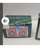 Young&#39;s Burlap Bag Home Sweet Home Salt and Pepper Shaker Set - $9.00