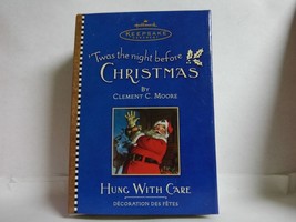 Hallmark Ornament 2001 - Twas the Night Before Christmas - Hung With Care - $11.29
