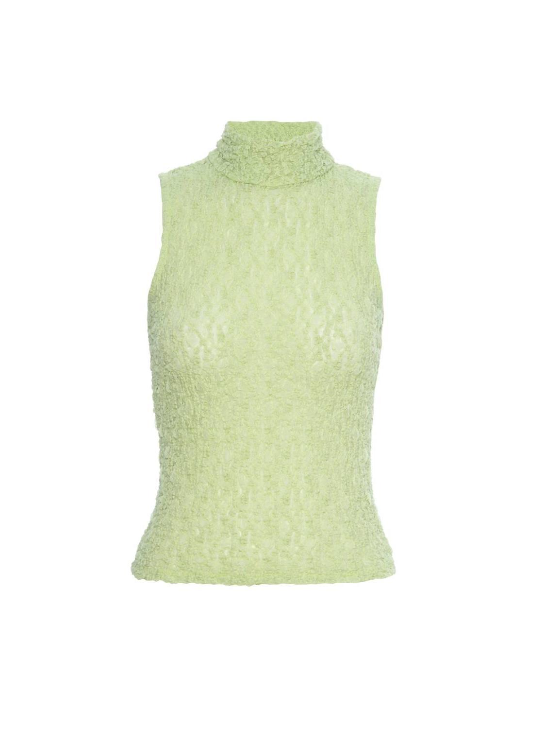 Frame Sleeveless Mesh Mockneck Size S - $94.05