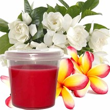 Frangipani Gardenia Jasmine Scented Soy Wax Candle Melts Shot Pots, Vegan, Hand  - £12.50 GBP+