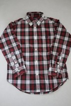 CHAPS Boys Long Sleeve Cotton Button Down Shirt size 6 - £10.16 GBP