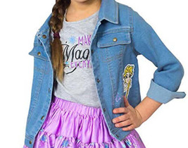 Tutu Couture Girls Disney Collection Jacket &amp; Top 2 Piece Set,Grey/Blue Size 3T - £58.73 GBP