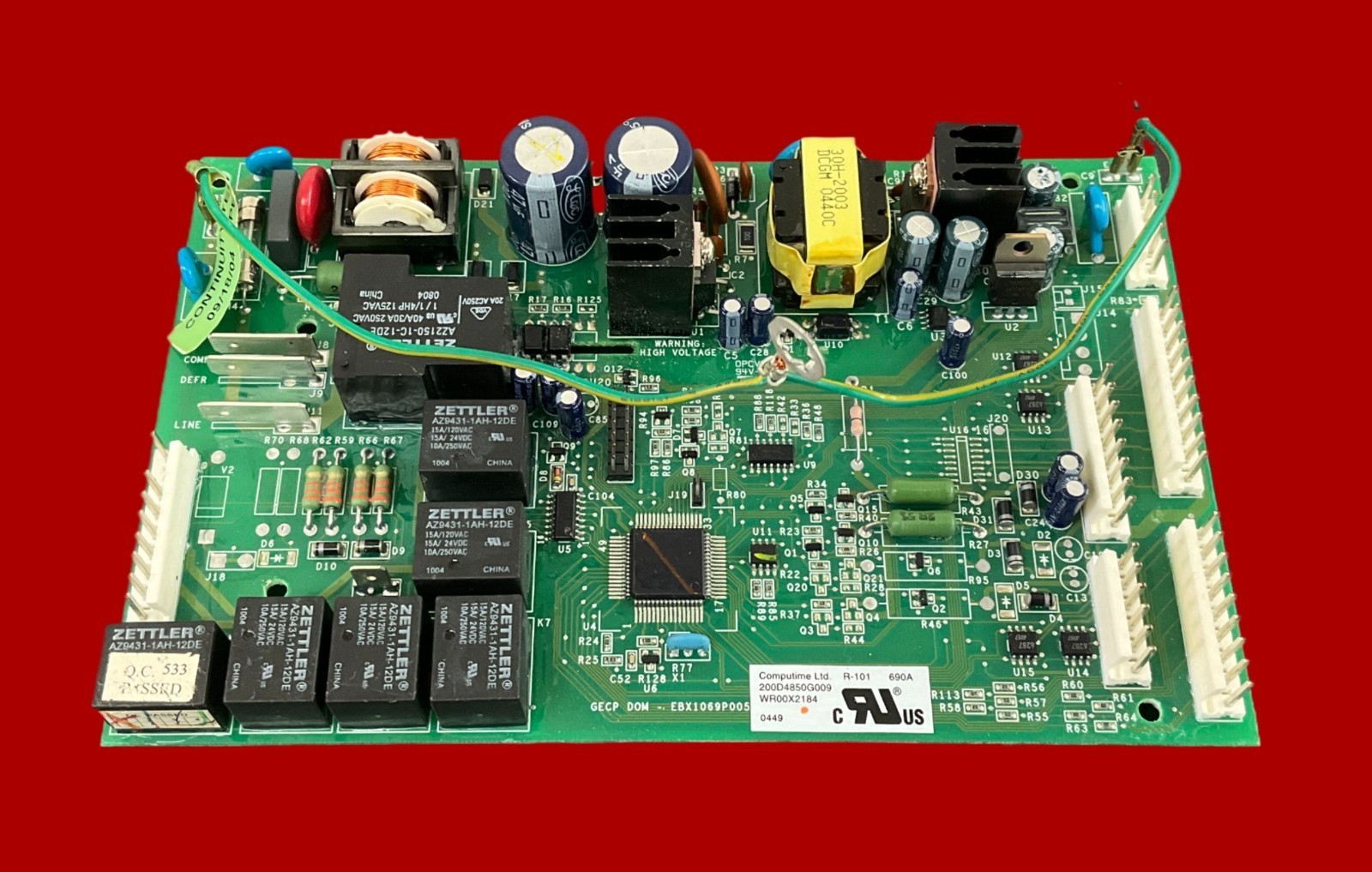 GE Refrigerator Control Board - Part # WR00X2184 | 200D4850G009 - $67.00