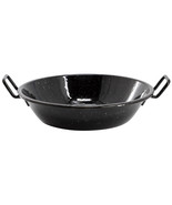 Oster Castillo 9.5 Inch Enameled Steel Paella Pan in Speckled Black - $823.94 MXN