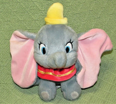 Disney Store 7&quot; Dumbo The Elephant B EAN Bag Toy Plush With Tag Stuffed Animal - £3.55 GBP
