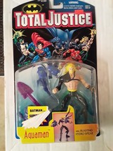 &quot;Aquaman&quot; Action Figure With Blasting Hydro Spear &quot;Total Justice&quot; DC Com... - $5.00