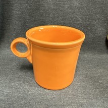Original Vintage Fiesta Tangerine Orange Tom And Jerry Mug ~ Fiestaware By Hl Co - £19.39 GBP