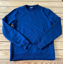 eddie bauer NWOT men’s pullover sweatshirt size M navy C8 - £17.57 GBP