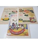 Mr Bug Goes to Town Texsun Grapefruit Juice Dial Soap Cut Ads Vintage 1940s - $15.15