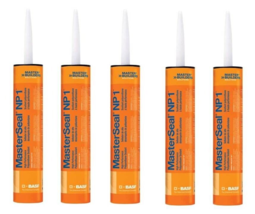 MasterSeal NP1WHT12 Polyurethane Sealant, White, 10.1 Oz (5-Pack) - $49.50