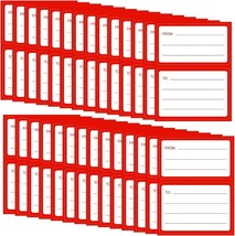 to from Return Address Mailing Labels 60 Pcs Blank Self 4.5 x 3.5Inch - €9,00 EUR
