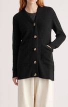 Quince Baby Alpaca-Wool Oversized Cardigan, XS, NWT, Black - $64.32