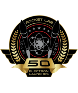 Rocket Lab Electron 50th Flights Commemorative Space Iron On Embroidered... - $42.29 CAD+