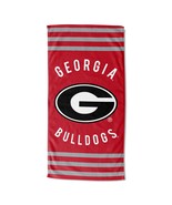 Georgia Bulldogs OFFICIAL NCAA &quot;Stripes&quot; Beach Towel; 30&quot; x 60&quot; - $31.99
