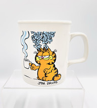 Vintage Enesco 1978,1981 Jim Davis GARFIELD Cat Coffee Mug I Like My Coffee Hot - $23.76