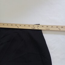 Norton McNaughton Zipper Women's Zip & Double Slits Black Skirt Size 18 (37×36) image 7