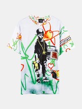Tango Hotel Men&#39;s Brandalised Boy With A Teddy All Over Print Multi-Size Small - £19.55 GBP